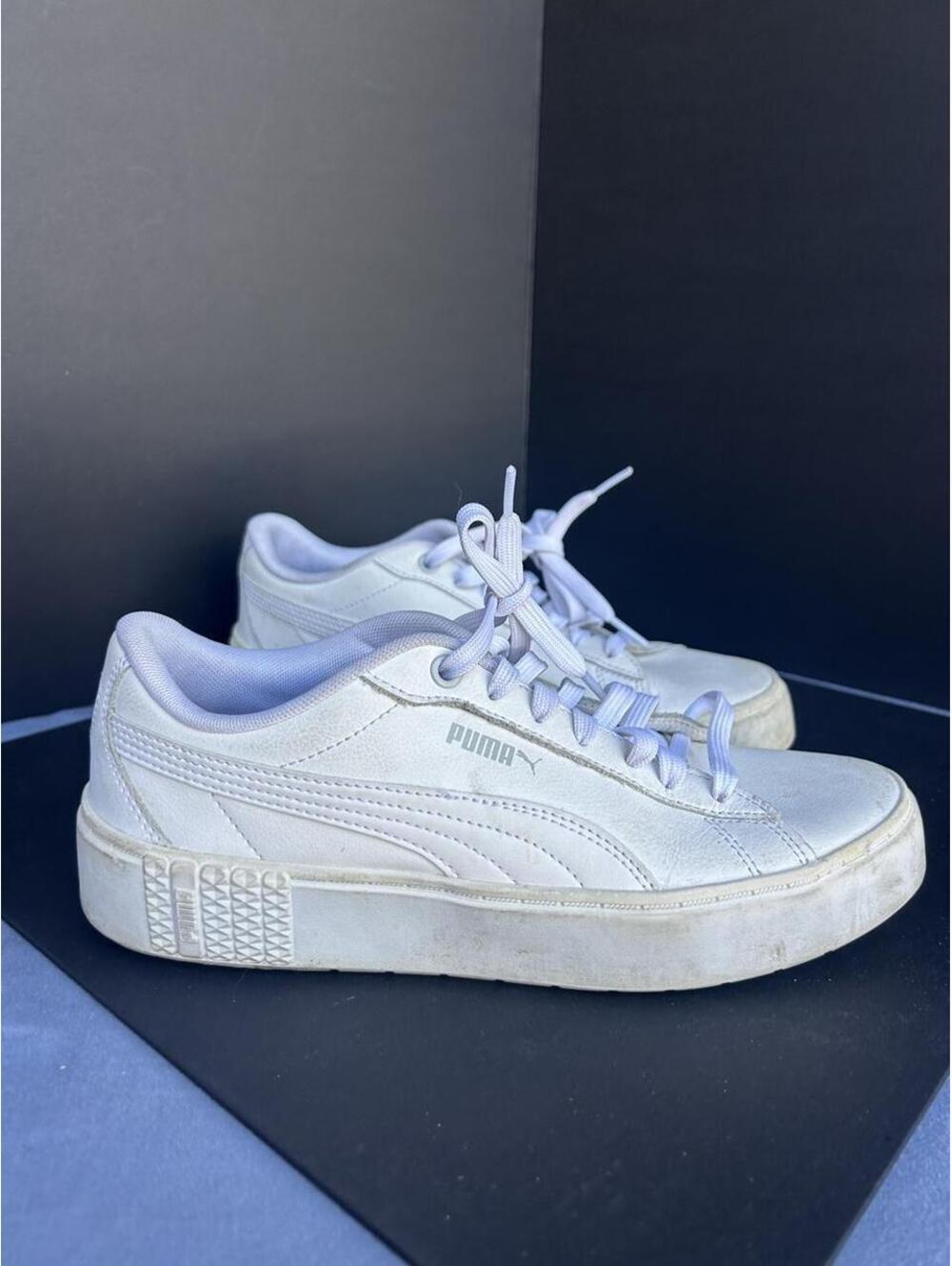 Puma white platform trainers #sneakers #lifestyle Sise 9